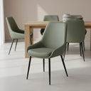 Carry - Chaise de salle à manger - Vert foncé