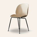 GEORGINA Plastic Dining Chair (BEIGE) – Modern, Durable & Comfortable Seating