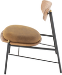Kink Occasional Leather Dining Chair