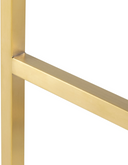 Chi Bar Stool (White with Gold Frame)