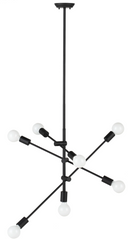 Byron Pendant Light (Black with Black Body)