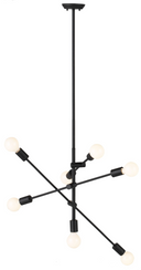 Byron Pendant Light (Black with Black Body)