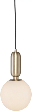 Carina Maxi Pendant Light (Gold with White Shade)