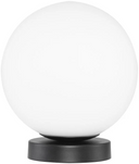 Felipa Table Lamp (Black with White Shade)
