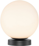 Felipa Table Lamp (Black with White Shade)