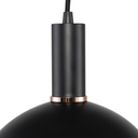 Rosie Mini Pendant Light (Black with Copper Accent)