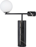 Justine Lamp (Black Marble with Black Accent)