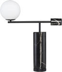 Justine Lamp (Black Marble with Black Accent)
