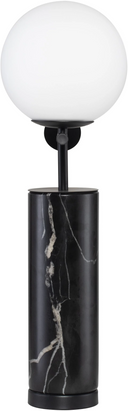 Justine Lamp (Black Marble with Black Accent)