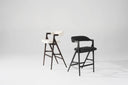 Anita Bar Stool (Shell Fabric & Seared Frame)