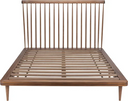 Jessika Bed (Queen - Walnut with Walnut Legs)