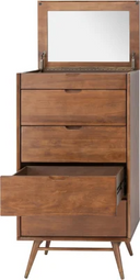 Case Dresser Cabinet (Walnut)