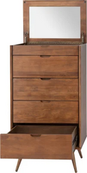 Case Dresser Cabinet (Walnut)