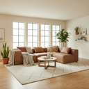 MASON – Brown Vegan Leather Modular Set (4 piece)