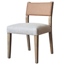 FERRA Neutral Upholstered Fabric Dining Chair – Elegant Comfort for Any Space
