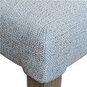 Chaise de salle à manger FERRA en tissu rembourré neutre – Confort élégant pour tous les espaces