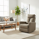 André - Power Swivel Fabric Recliner