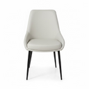 Carry - Chaise de salle à manger - Gris métallique