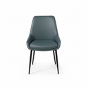 Carry - Chaise de salle à manger - Bleu Sahara
