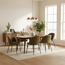 BRANSON – Green Fabric Dining Chair