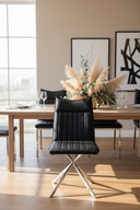 ALGORA Black Leather Sofa