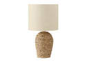 Table Lamp - Natural Rattan Base and Beige Shade