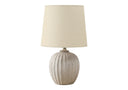 Table Lamp - Beige Resin Base and Beige Shade