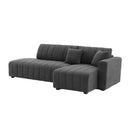 Jessica - Sofa sectionnel avec chaise longue orientée à droite