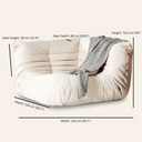 TOGO Beige Fabric Corner Chair Module
