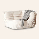 Module de chaise d'angle en tissu beige TOGO