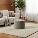 BACIO – Dark Grey Fabric Ottoman