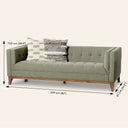 LANDON Green Fabric Sofa