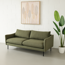 MAPLETON 3-Seater Fabric Sofa - Green | Modern Comfort & Stylish Design