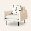 Chaise en tissu MAPLETON (BEIGE) – Un siège élégant et confortable pour votre maison