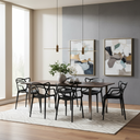 Chaise MASTER - Style design moderne - Noir - Durable et empilable