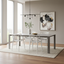 Chaise design moderne MASTER - Blanche | Siège de salle à manger ou d'appoint élégant