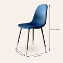 MILAN Velvet Side Dining Chair (BLUE)