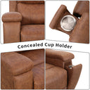 Maroske - Reclining Sofa with Hidden Cupholder