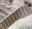 Throw Blanket – Beige – 51 X 63 in