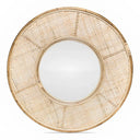 Eline Round Rattan Mirror Natural
