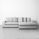 BRYCE Grey Fabric interchangeable Sectional Sofa