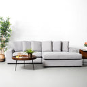 BRYCE Grey Fabric interchangeable Sectional Sofa