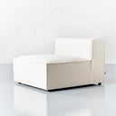 Module de chaise sans accoudoirs MASON - Sièges de salon modulaires modernes blancs