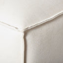 Module de chaise sans accoudoirs MASON - Sièges de salon modulaires modernes blancs