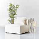 MASON Armless Chair Module - White Modern Modular Lounge Seating