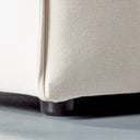 Module de chaise sans accoudoirs MASON - Sièges de salon modulaires modernes blancs