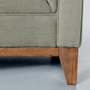 LANDON Green Fabric Sofa