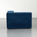 MASON Velvet Blue Fabric Corner Chair Module