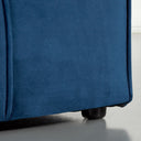 MASON Velvet Blue Fabric Corner Chair Module