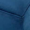 MASON Velvet Blue Fabric Corner Chair Module